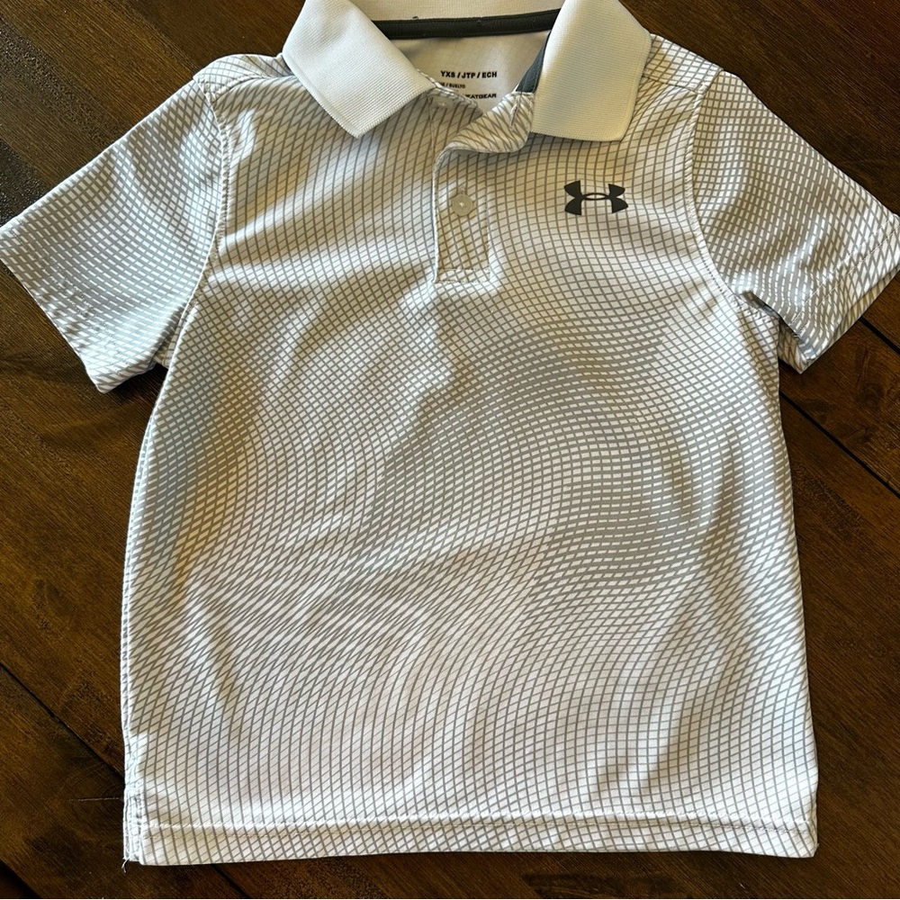Under Armour Kids White Polo Shirt